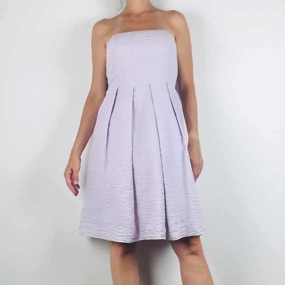 J. Crew Dresses & Skirts - J Crew waffle texture strapless dress